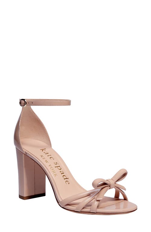 Kate Spade New York flamenco ankle strap sandal Peach Shake Patent Leather at Nordstrom,