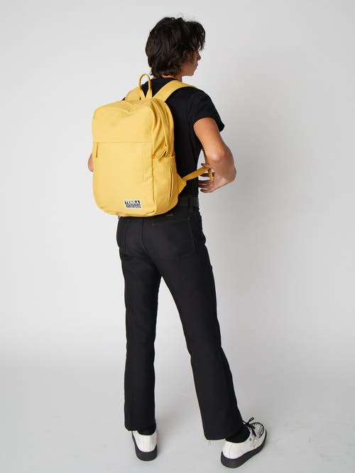 Terra Thread Sustainable Backpack For School And Everyday Use In Mustard Yellow