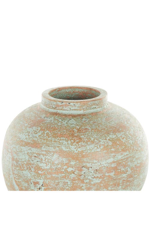 Ginger Birch Studio Brown Ceramic Vase In Brown