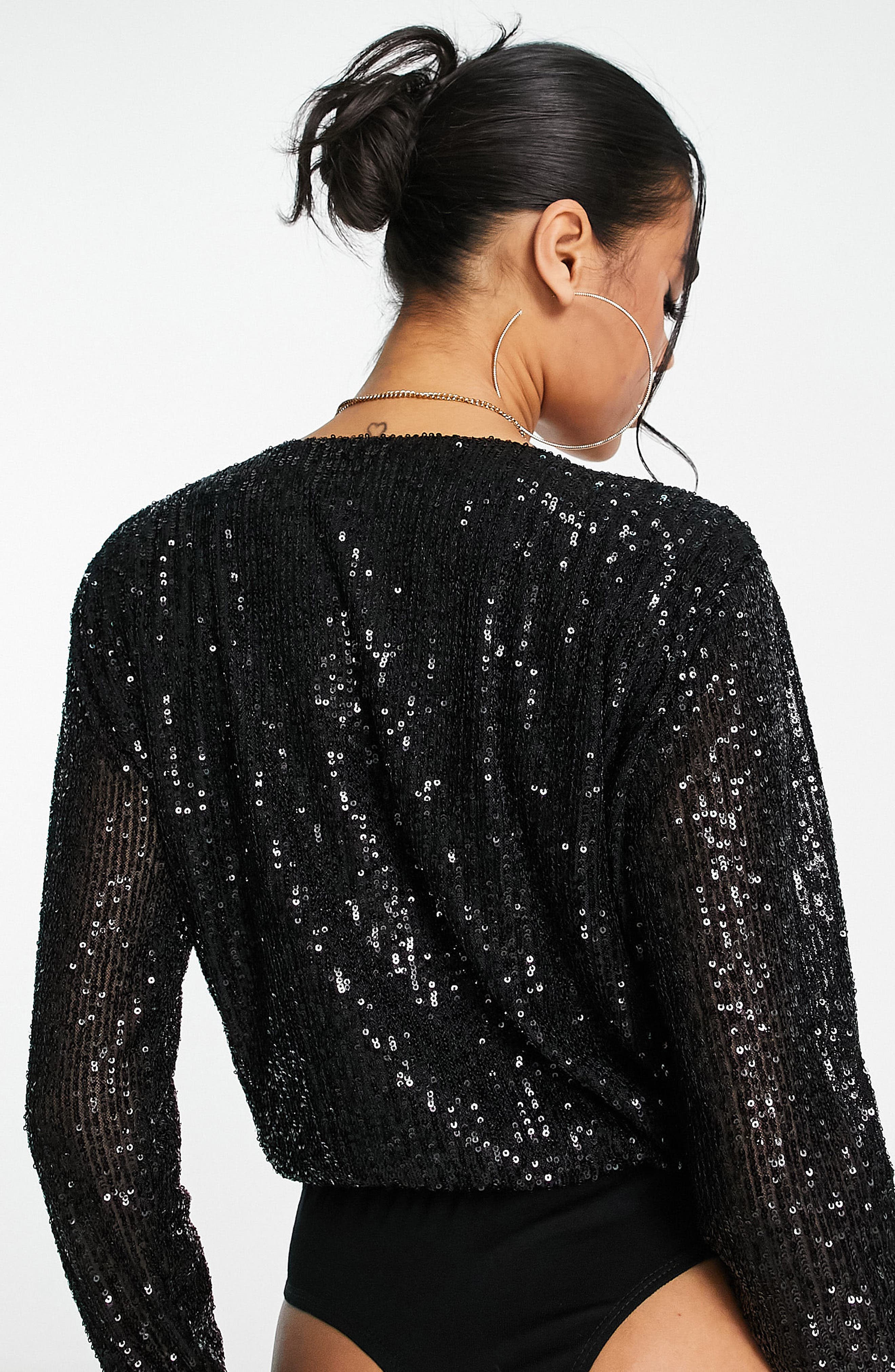 black maxi kimono dress Maylé Vásquez JADE KIMONO