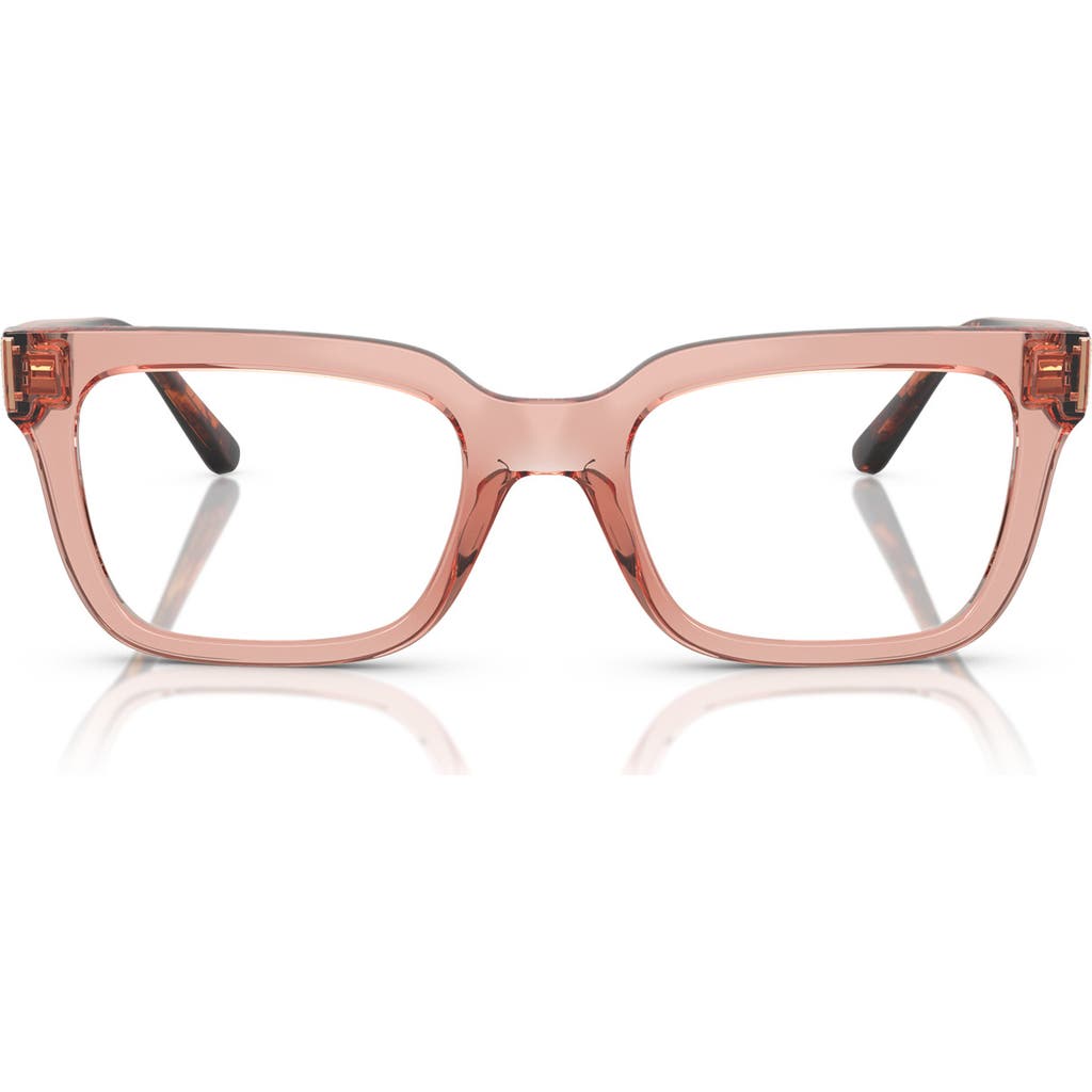 Vogue 52mm Pillow Optical Glasses In Pink