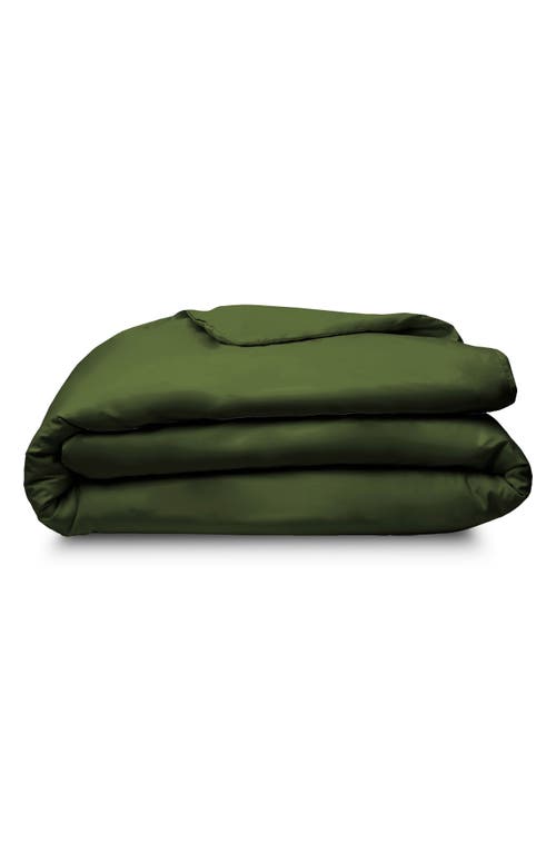 Sijo 400 Thread Count CrispCool Organic Cotton Percale Duvet Cover in Forest at Nordstrom