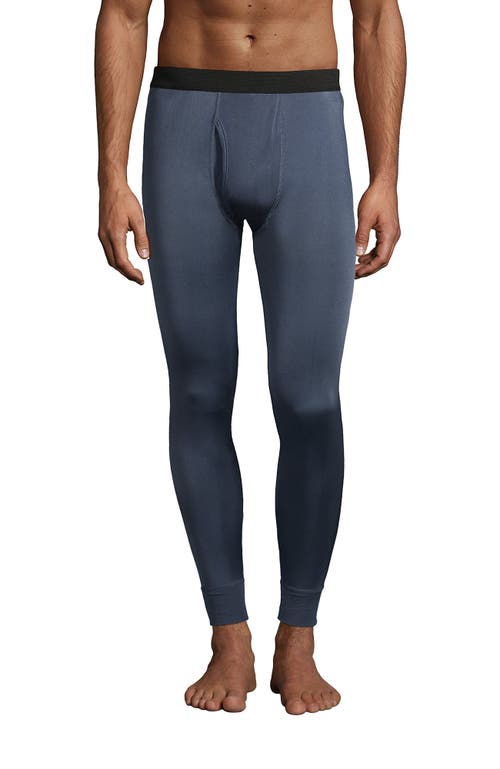 Shop Lands' End Silk Long Underwear Pants In Shale