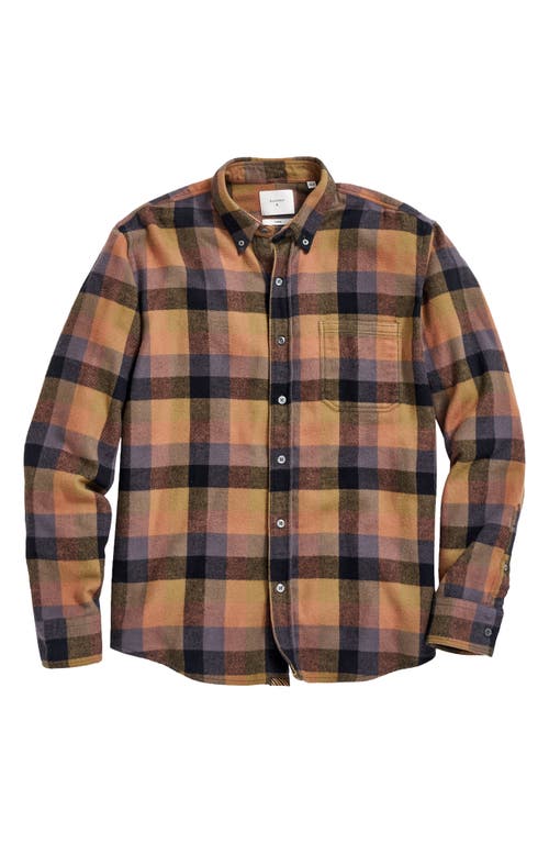 Billy Reid Block Shadow Plaid Tuscumbia Shirt Button Down In Beige Multi