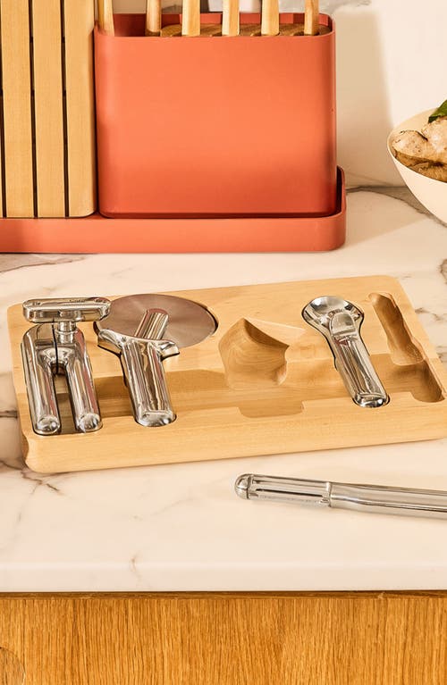 Shop Caraway 6-piece Stainless Steel Kitchen Gadget Set In Silver