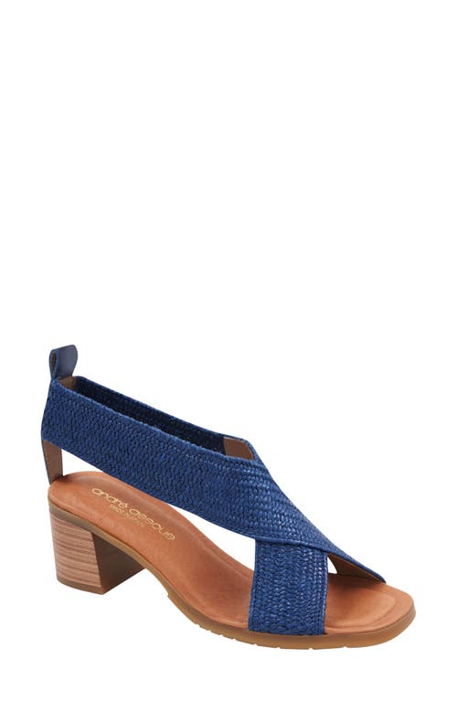 André Assous Naira Featherweights Sandal Navy at Nordstrom,