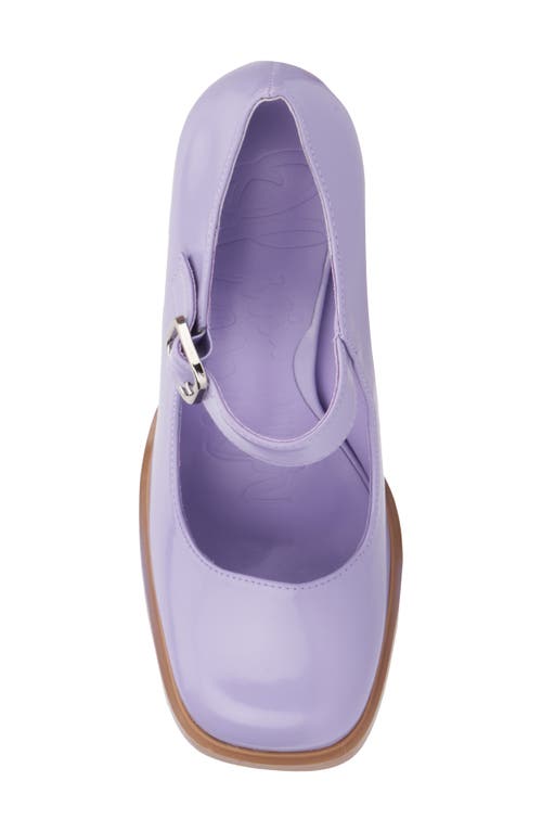 Olivia Miller Mercury Mary Jane Pump In Purple