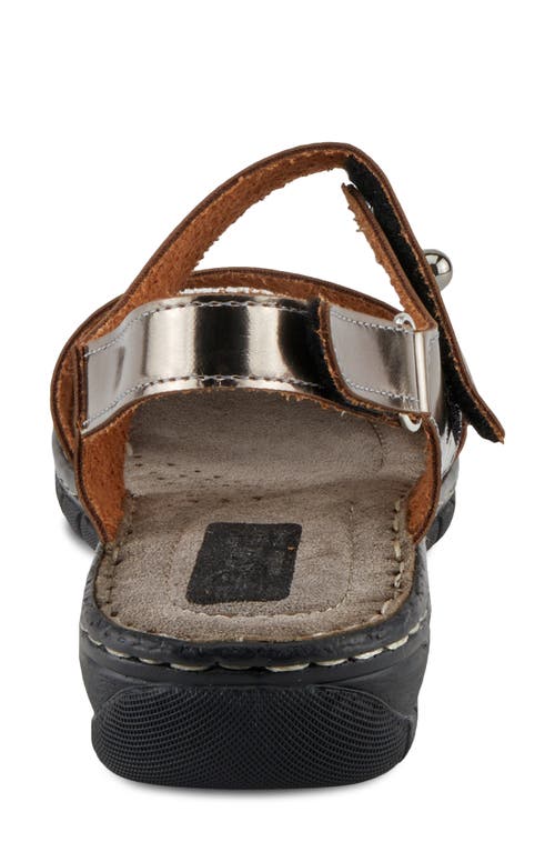 Flexus By Spring Step Patrizia Silvero Sandal In Silver