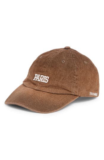 Steve Madden City Dad Baseball Cap In Chocolate