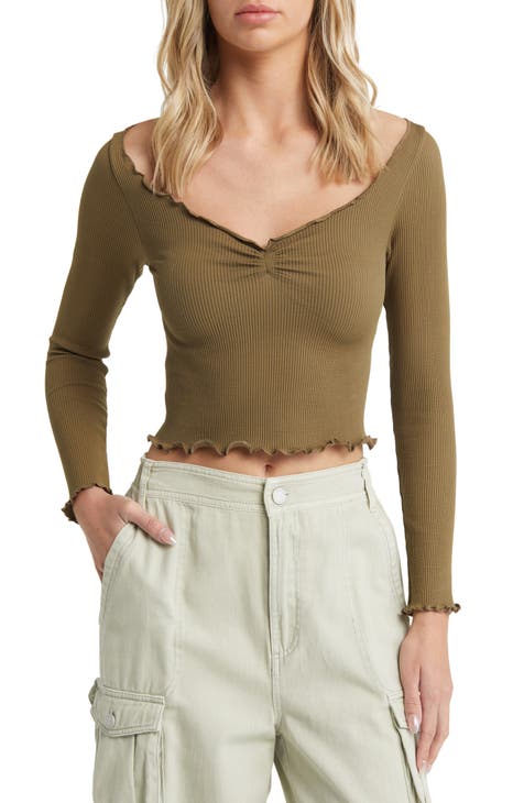 Young Adult Women's Beige Night Out & Party Tops
