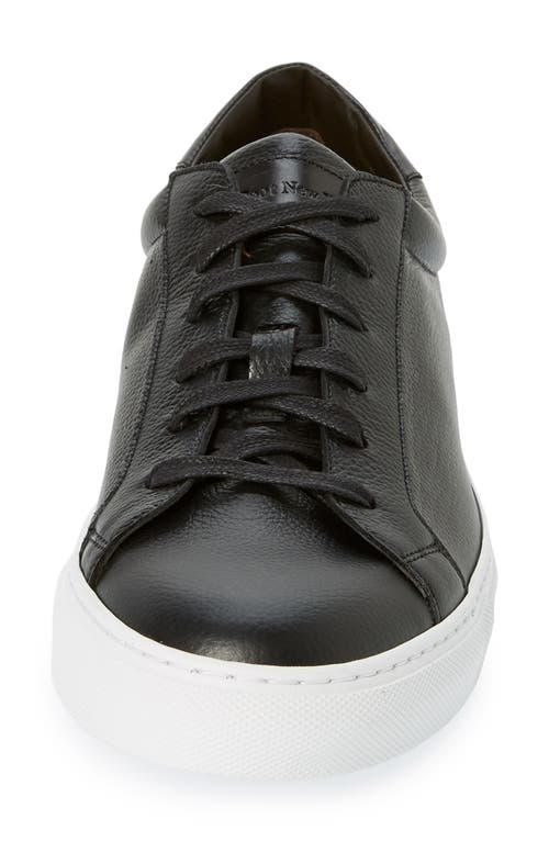 Shop To Boot New York Sierra Lace-up Sneaker In Black Pebbled Leather