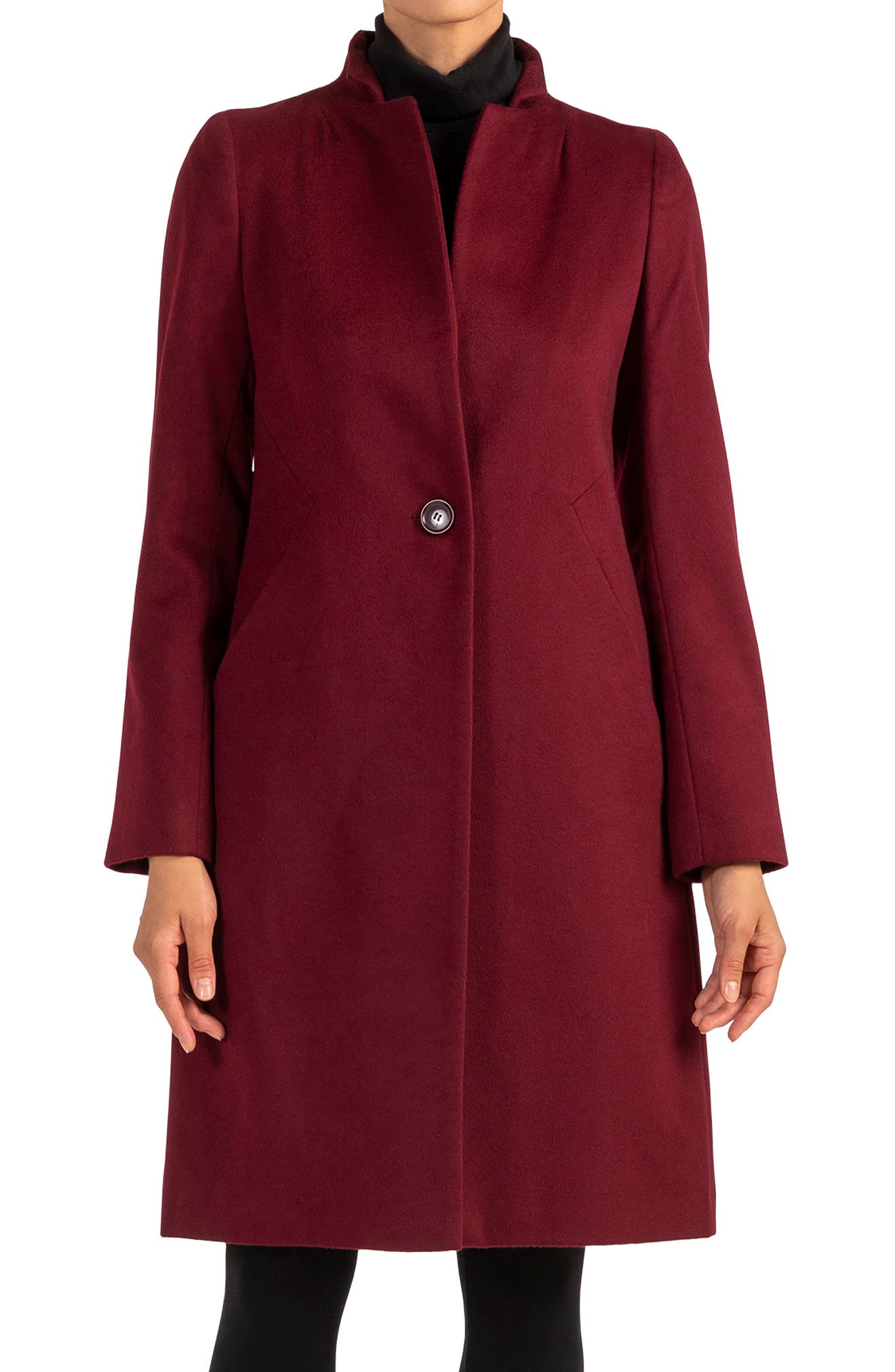 red wool jacket ladies