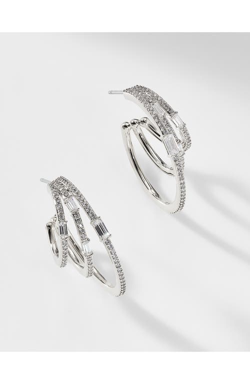 NADRI NADRI TRIPLE STACK HOOP EARRINGS