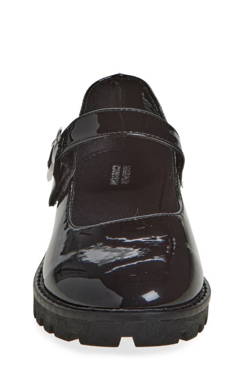 Harper Canyon Kids' Davianna Patent Mary Jane Flat In Black