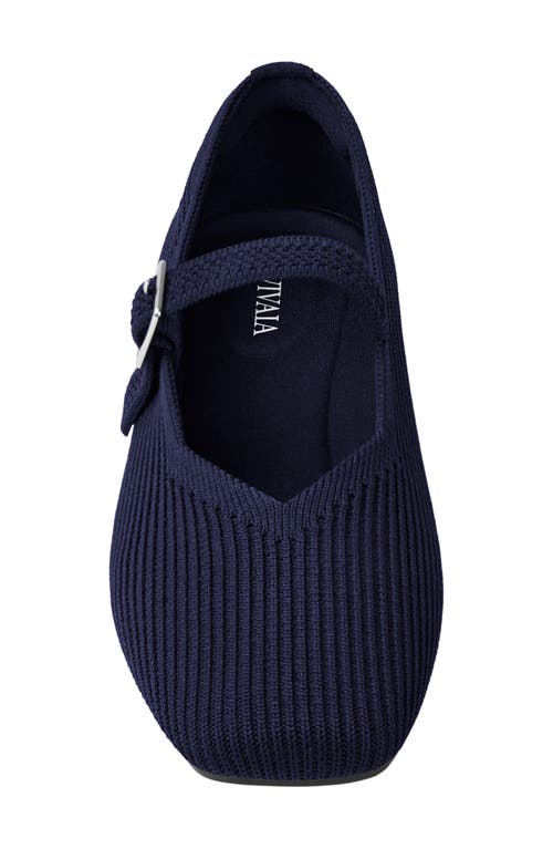 Shop Vivaia Margot Mary Jane Flat In Navy.