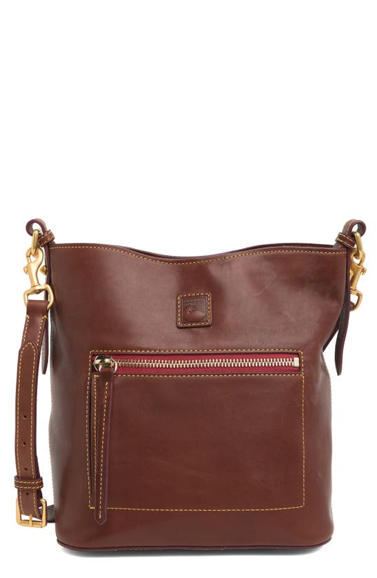 Dooney & Bourke Ridley Leather Crossbody Bag In Chestnut