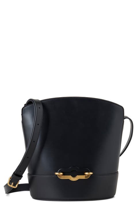 Pimlico Super Lux Calfskin Leather Bucket Bag