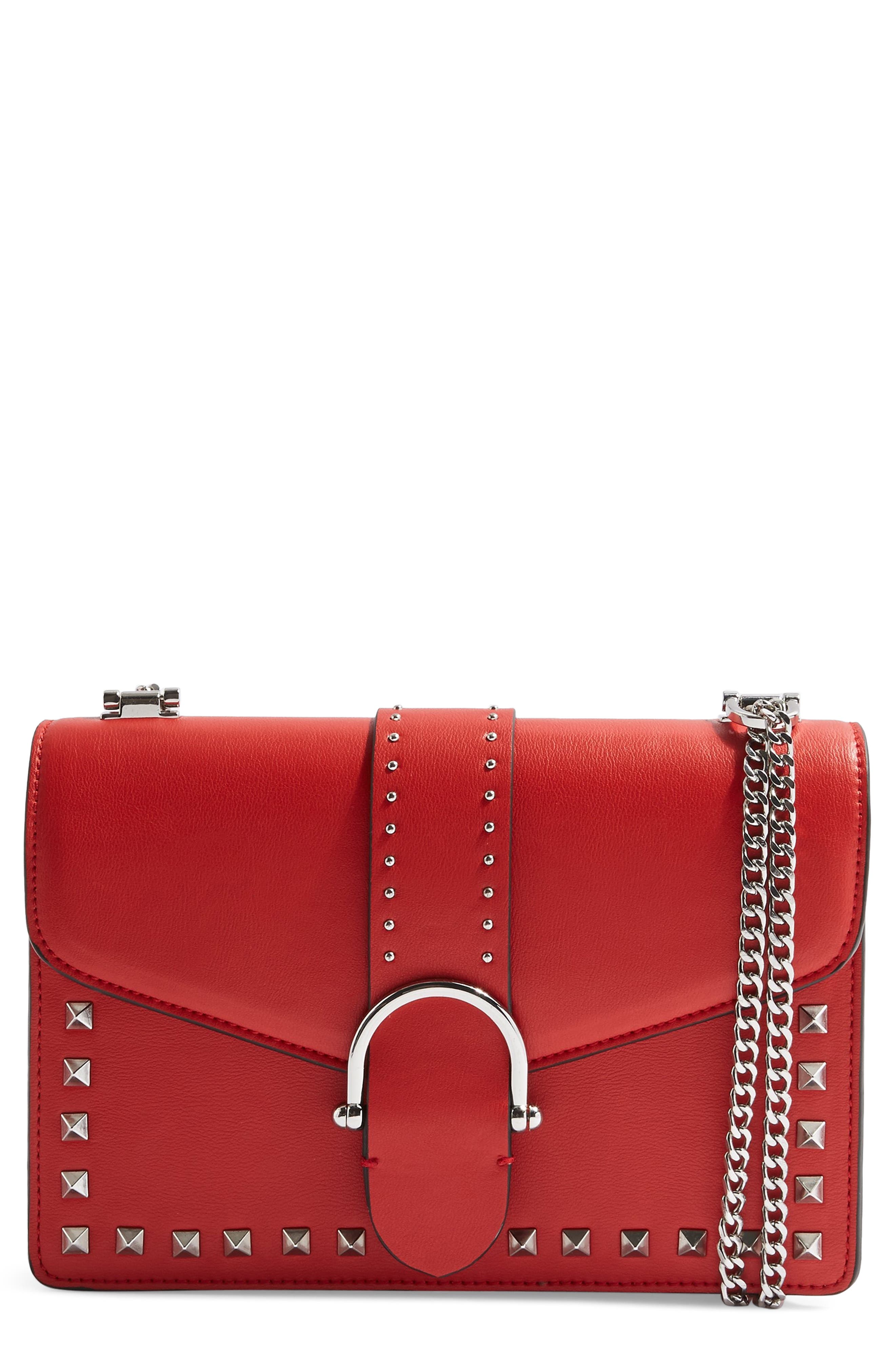 topshop beth studded shoulder bag