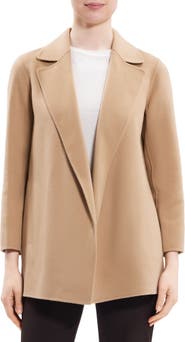 Clairene new divide shop wool & cashmere coat