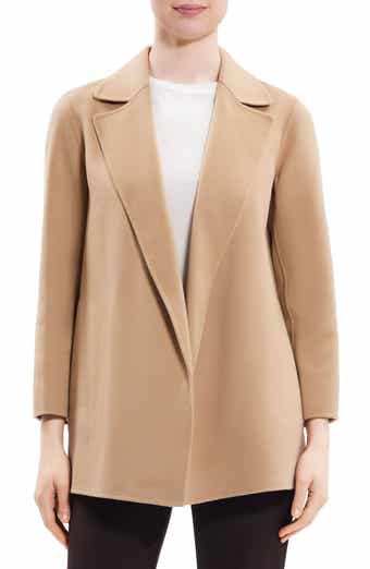 Theory New Divide Wool & Cashmere Crop Jacket | Nordstrom