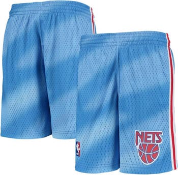 Mitchell & Ness Youth Blue New Jersey Nets Hardwood Classics Swingman Shorts - Blue