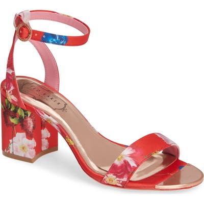 Ted Baker London Rozie Block Heel Sandal - Pink