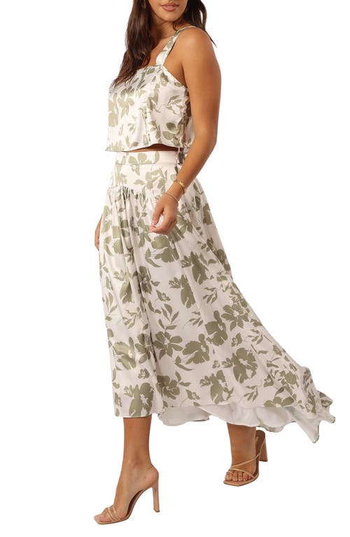 Petal And Pup Petal & Pup Lulu Floral Crop Tank Top & Maxi Skirt Set In Multi
