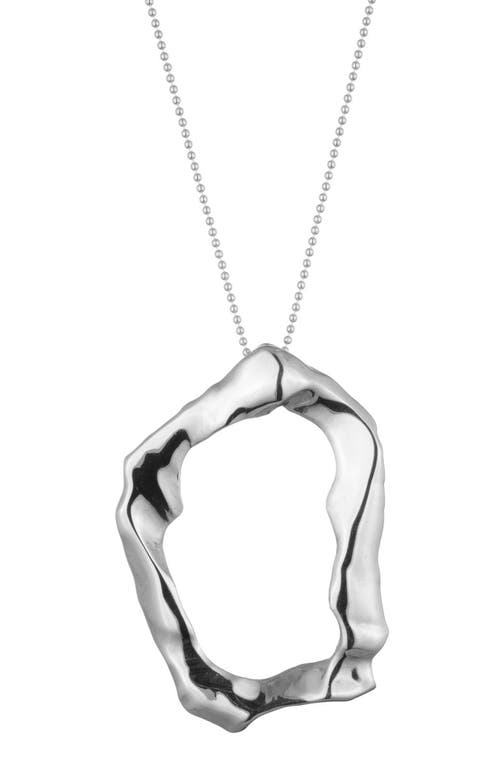 Sterling King Molten Pendant Necklacae in Sterling Silver at Nordstrom