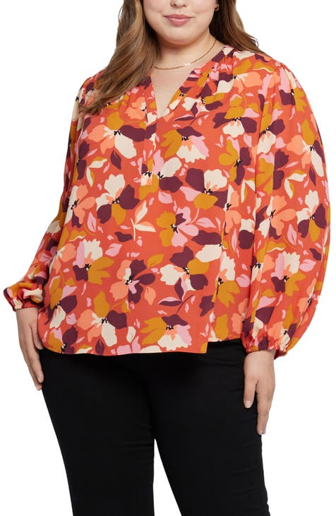 Coral Plus-Size Blouses | Nordstrom
