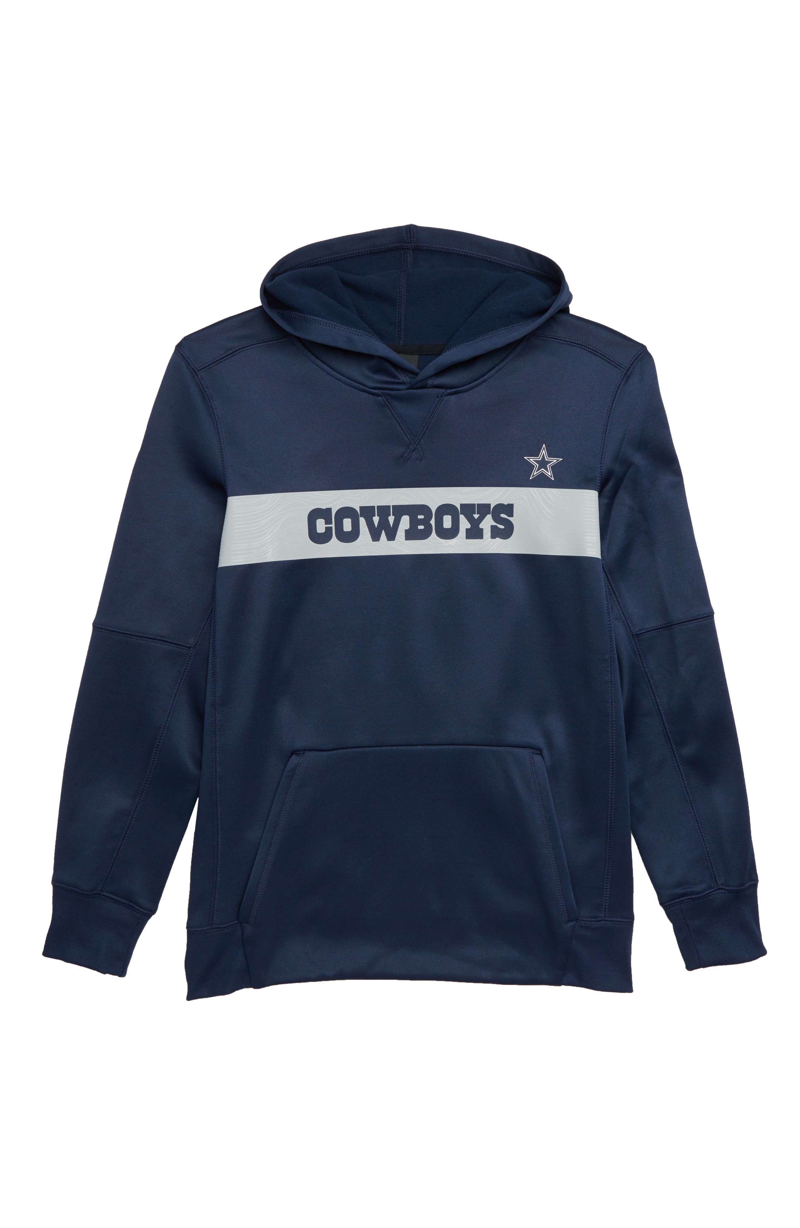 dallas cowboys cropped hoodie