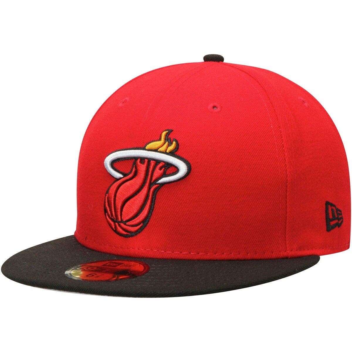 miami heat fitted cap