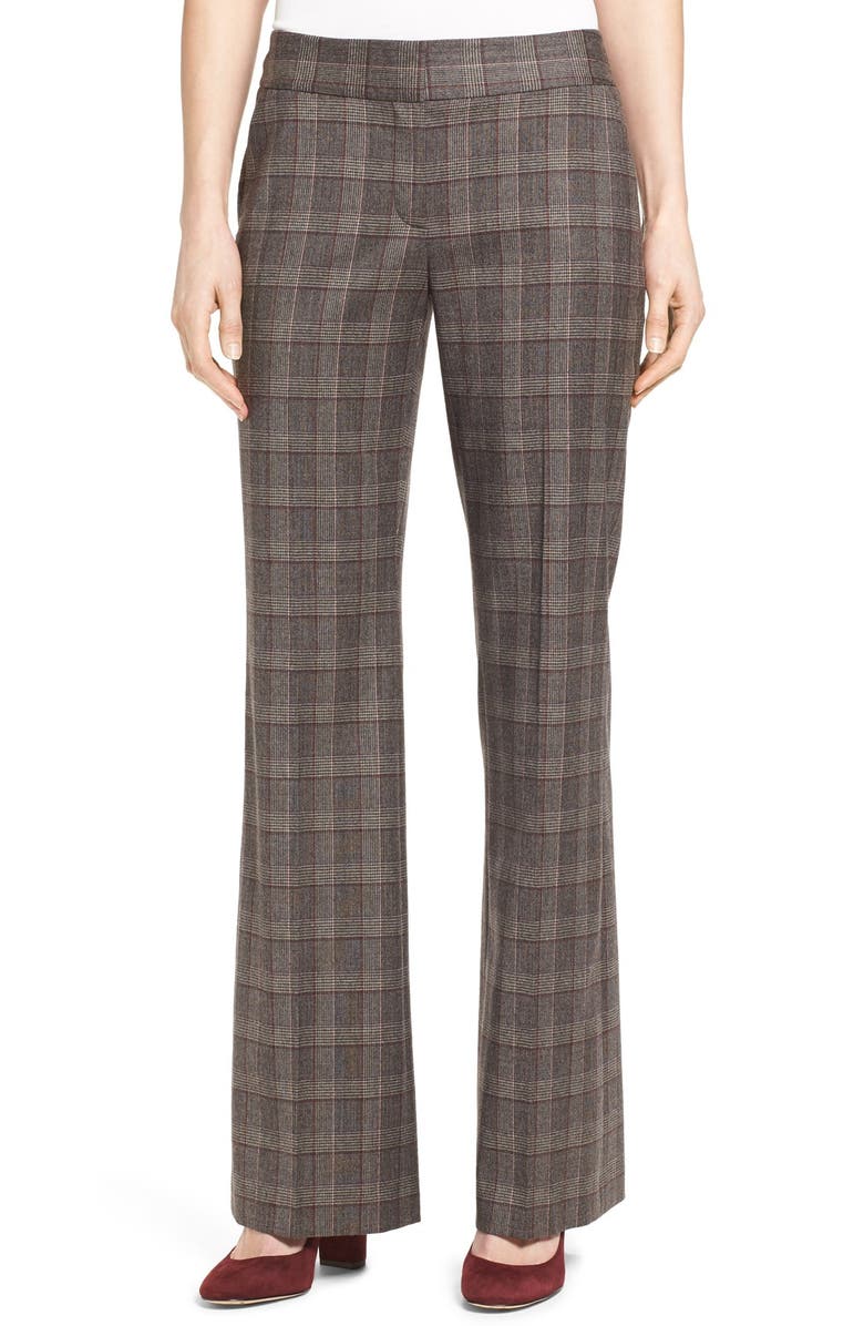 Classiques Entier® Plaid Flare Leg Pants | Nordstrom