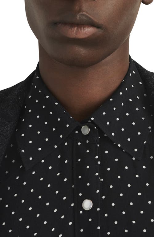 Shop Rag & Bone Faren Polka Dot Shirt In Polkadt