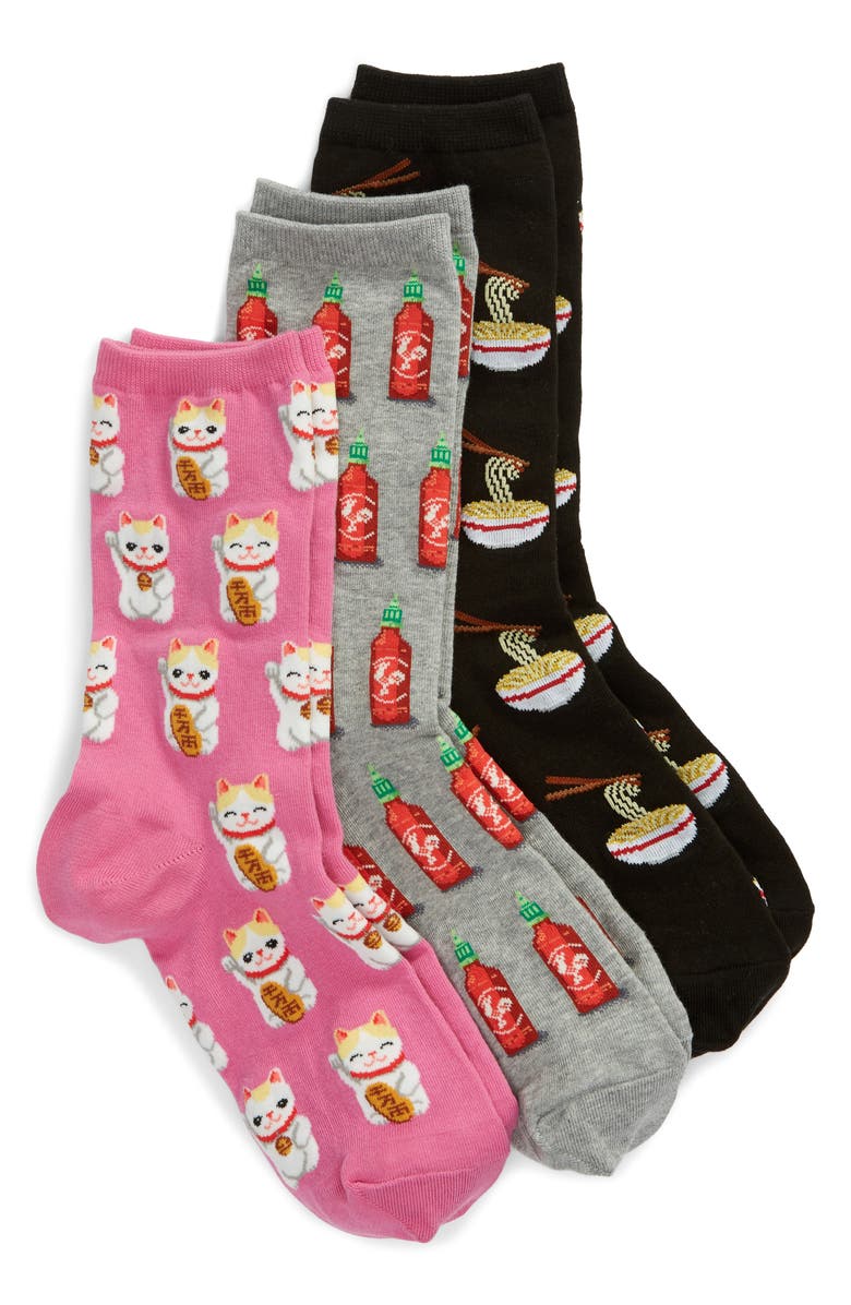 Hot Sox 3 Pack Ramen Socks Nordstrom