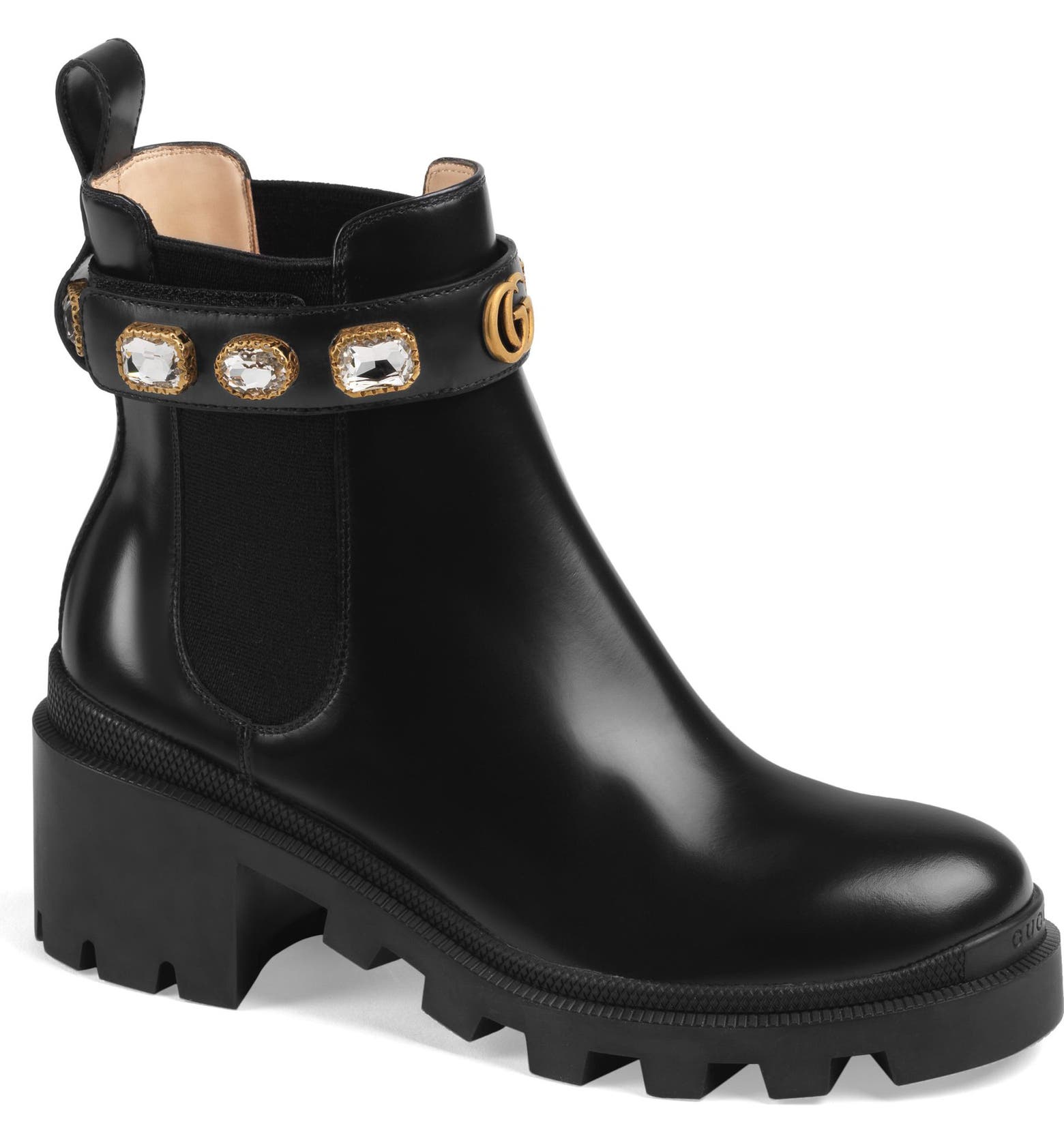 Black Gucci Chelsea boots