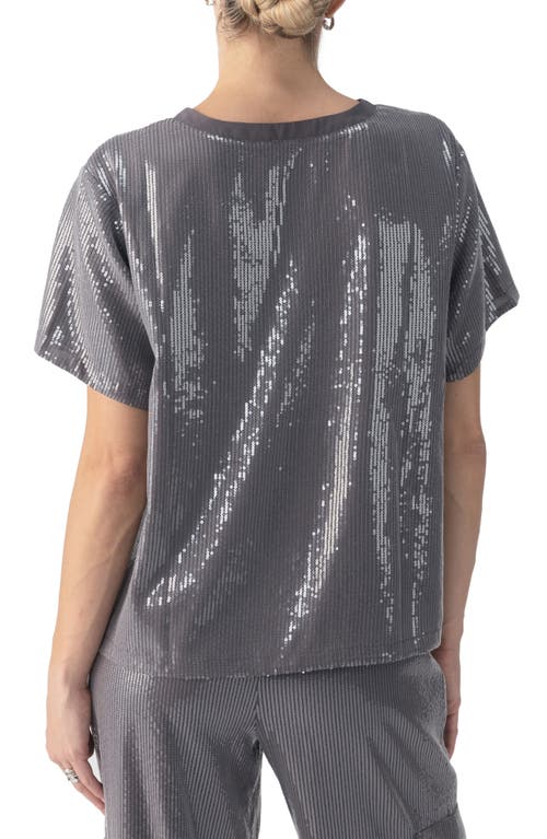 Shop Sanctuary Perfect Sequin Top In Gun Metal