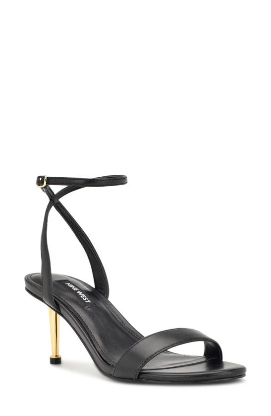 Nine West Anny Sandal In Black