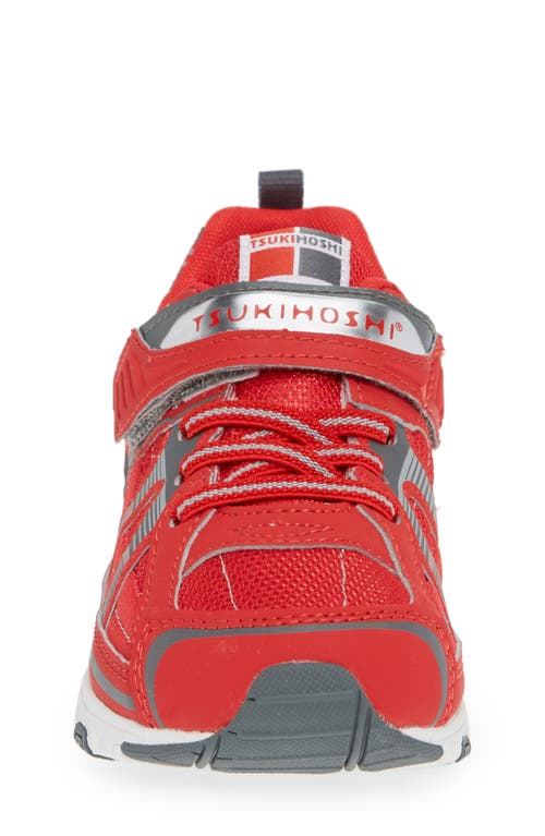 Tsukihoshi Storm Washable Sneaker In Red/gray