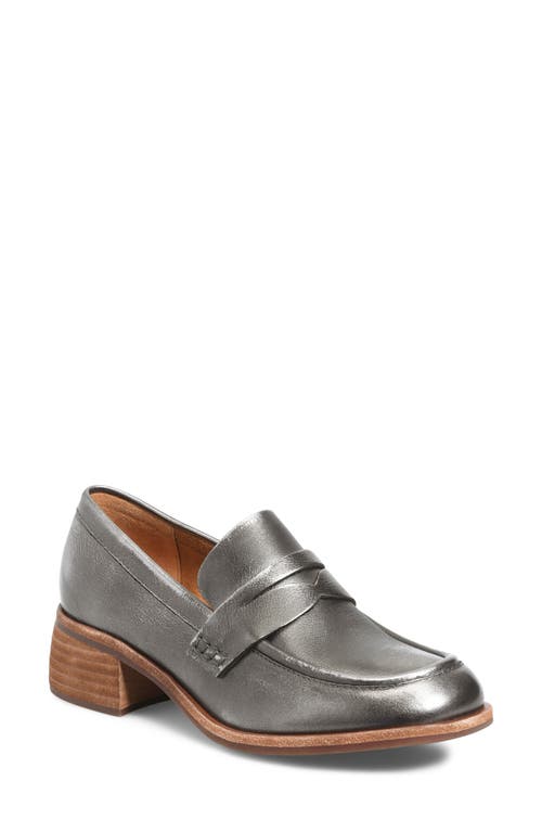 Shop Kork-ease ® Keegan Penny Loafer Pump In Antique Metallic