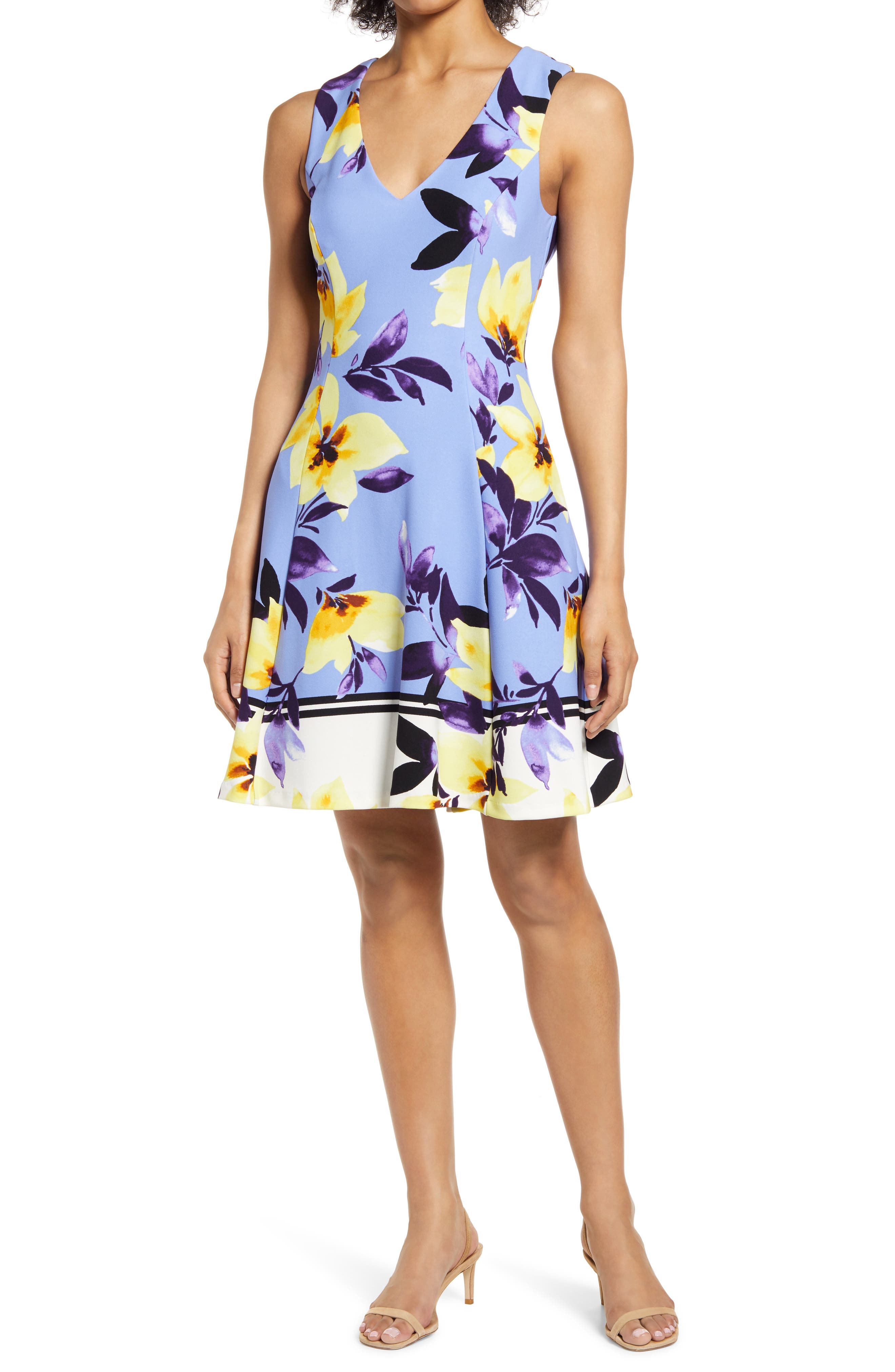 vince floral dress