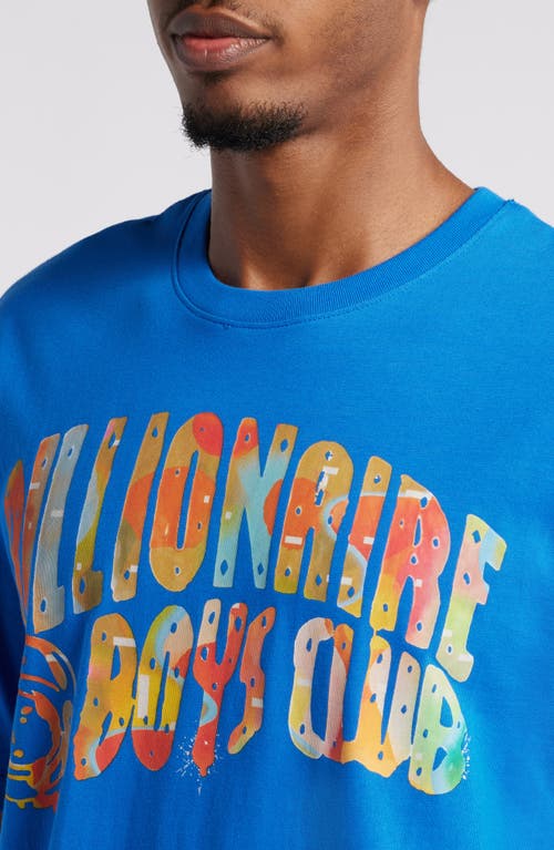 Shop Billionaire Boys Club Arch Cotton Graphic T-shirt In Olympian Blue