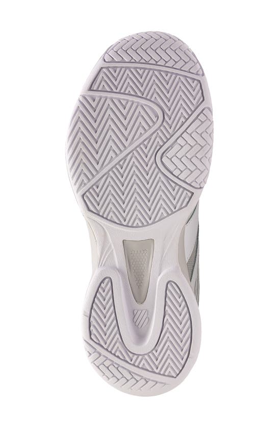 K-swiss Speedex Tennis Shoe In White/ Grey Violet