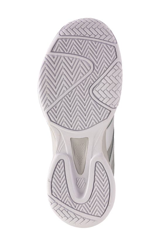 Shop K-swiss Speedex Tennis Shoe In White/ Grey Violet