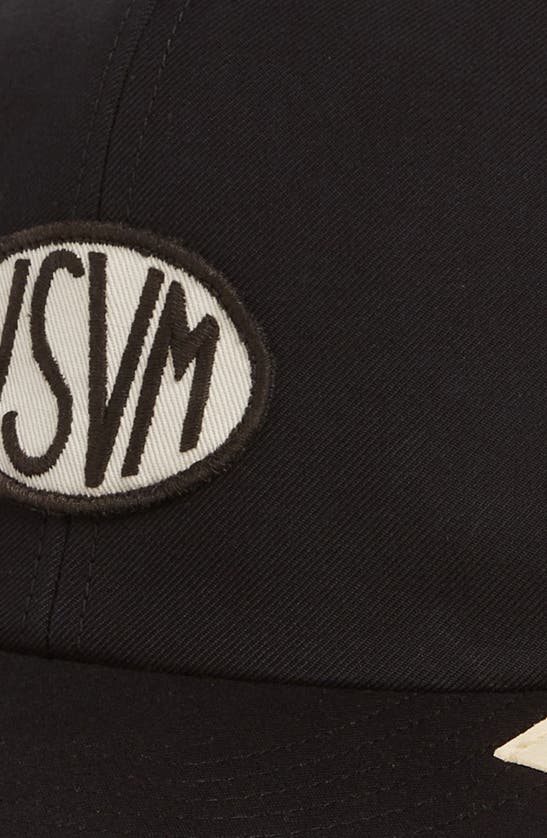 Shop Visvim Goodyear Ii Logo Trucker Hat In Black