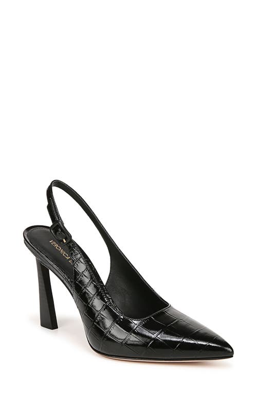 Shop Veronica Beard Callie Pointed Toe Slingback Pump In Black