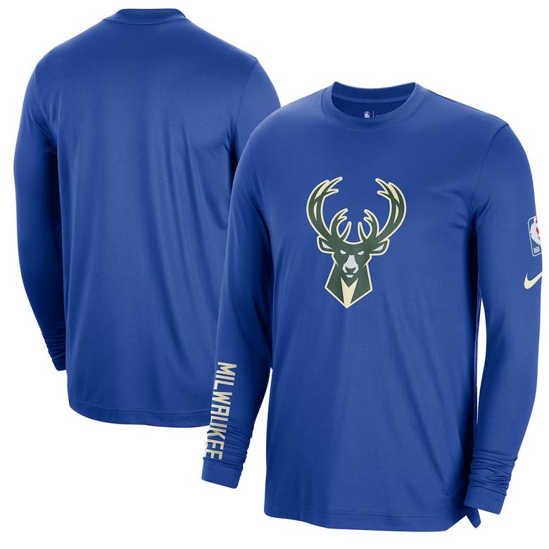 Nike Royal Milwaukee Bucks 2022/23 City Edition Pregame Warmup Long ...