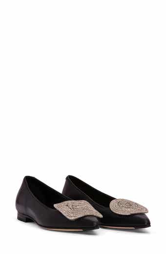 Black flat dressy shoes discount