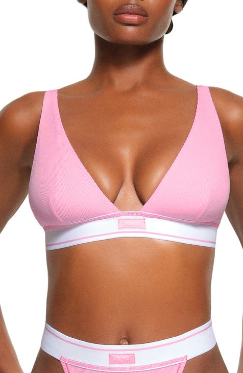 Calvin Klein Women's Modern Cotton Lightly Lined Triangle Nursing Bra,  Nymph's Thigh, Pink, Small : : Clothing, Shoes & Accessories