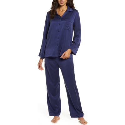 Papinelle Silk Pajamas, Blue