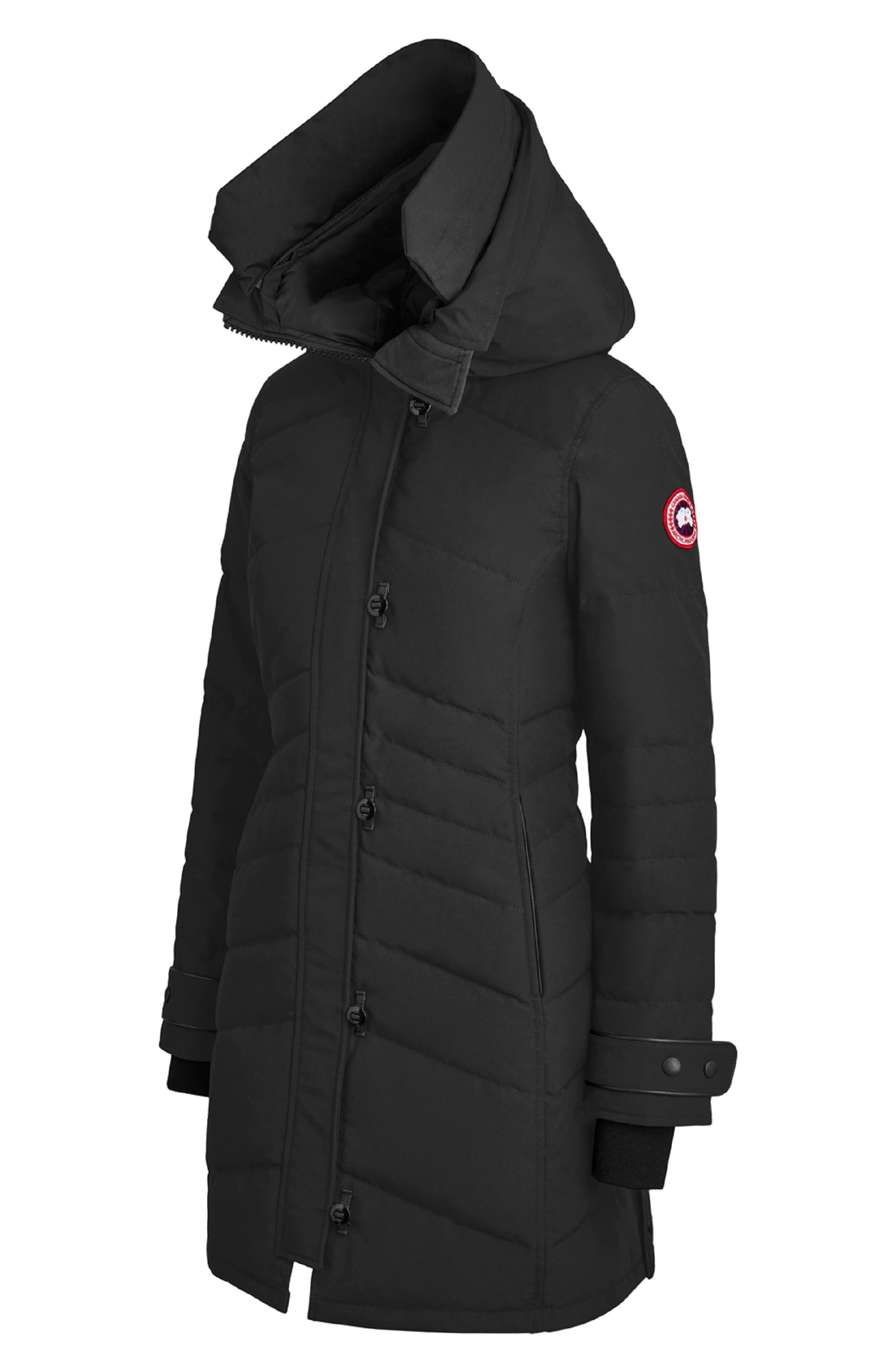 canada goose black bomber womens